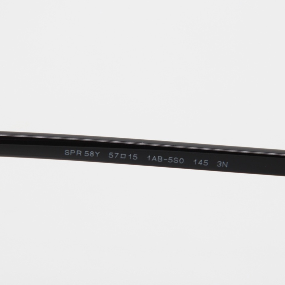 NEW PRADA PR58YS 1AB5S0 SUNGLASSES PRADA SPR 58Y BLACK UNISEX EYEWEAR PR 58YS - Picture 12 of 13